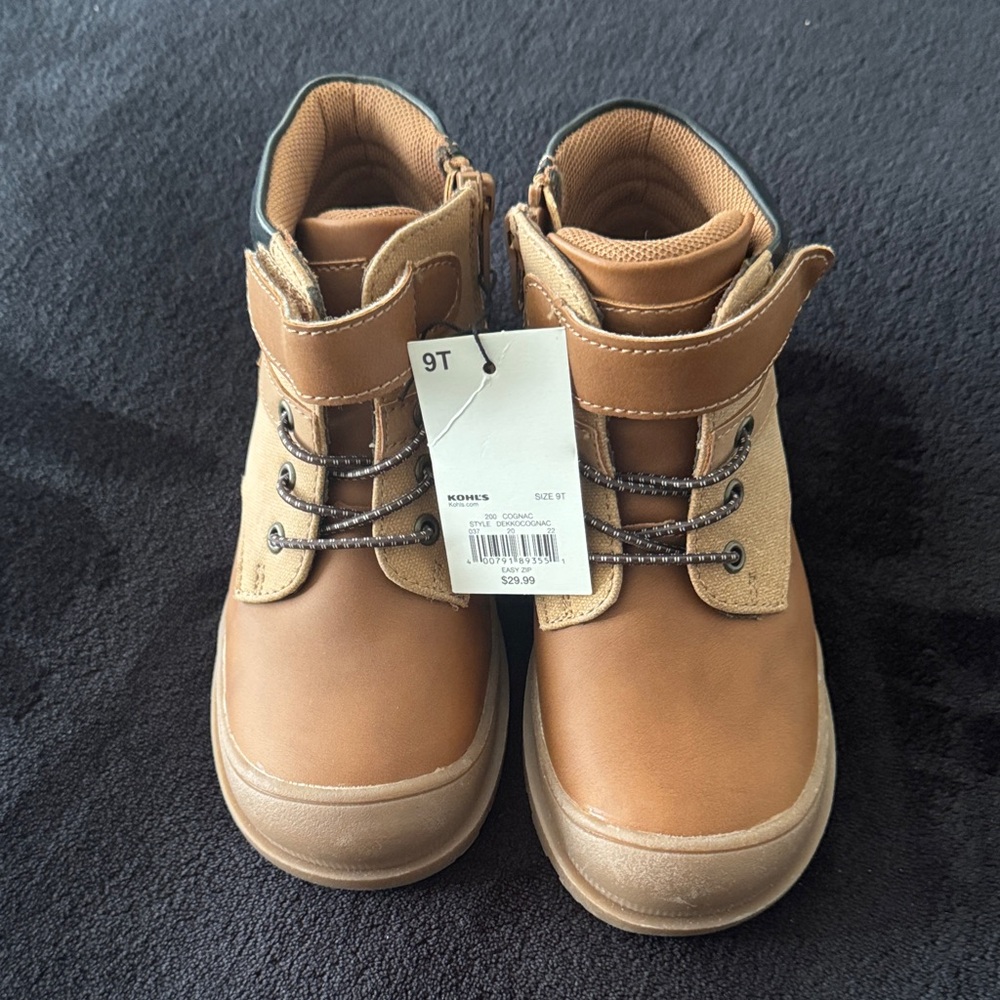 Jumping Beans Tan Kids Boots